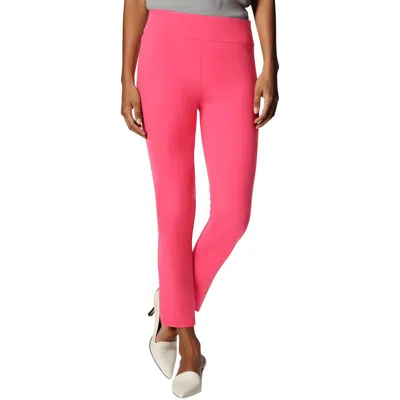 Jones New York Womens Stretch Twill Straight Leg Pants In Pink