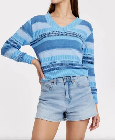 Another Love Jaycee Stormy Sweater In Blue In Blue