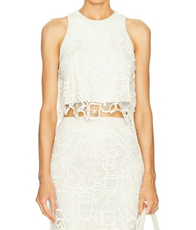 A.l.c Lena Tank Top In Warm White In Neutral