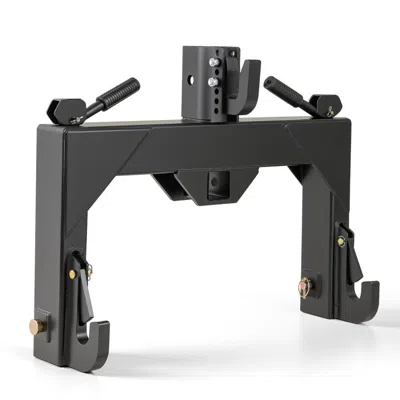 Hivvago 3-point Quick Hitch With 5 Level Adjustable Bolt For Farming