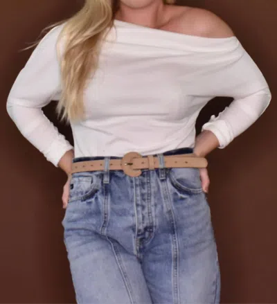 Promesa Wilma Bodysuit In White In White
