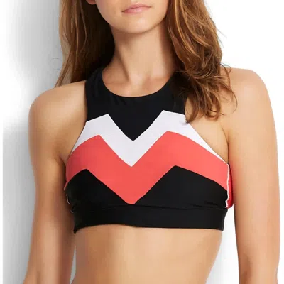 Seafolly Resist Me Tank Bralette In Black In Multi