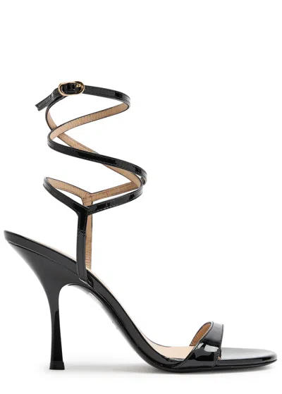 Stuart Weitzman 'nudist Wrap' Sandals In Black