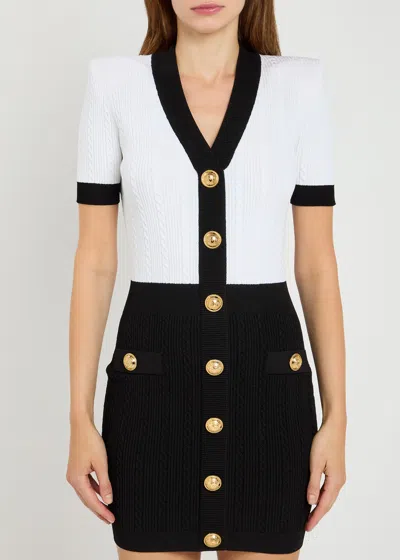 Balmain Two-tone "bodycon" Dress