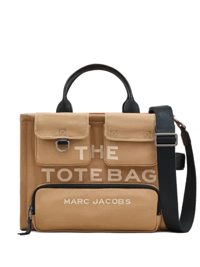 Marc Jacobs Borsa Tote The Cargo Canvas Medium Camel