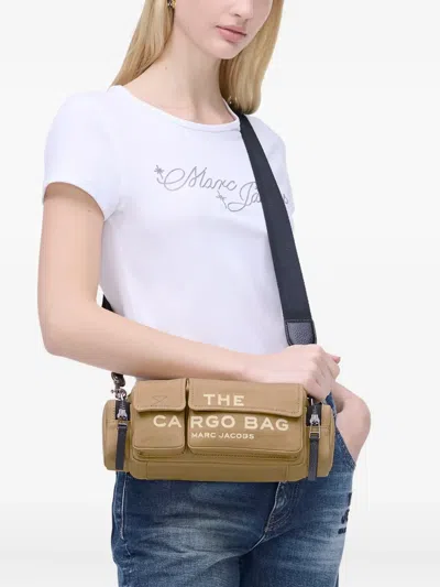 Marc Jacobs Borsa A Tracolla The Cargo Canvas Camel In Nude