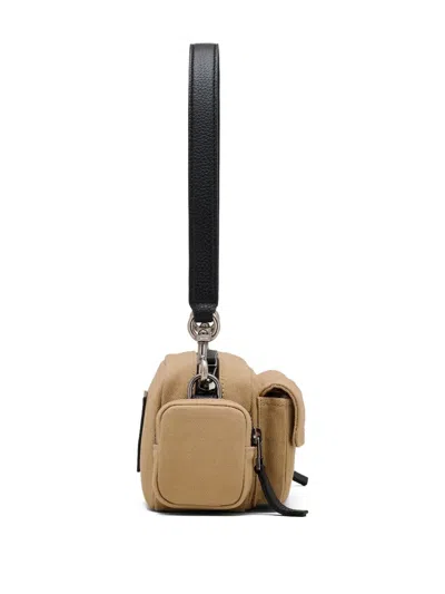 Marc Jacobs Borsa A Tracolla The Cargo Canvas Camel In Nude