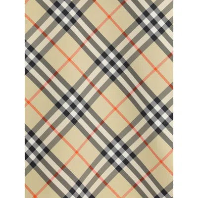 Burberry Printed Polyester Reversible Jacket In Neutral