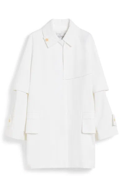 Max Mara Baba Coats And Trench Coats White