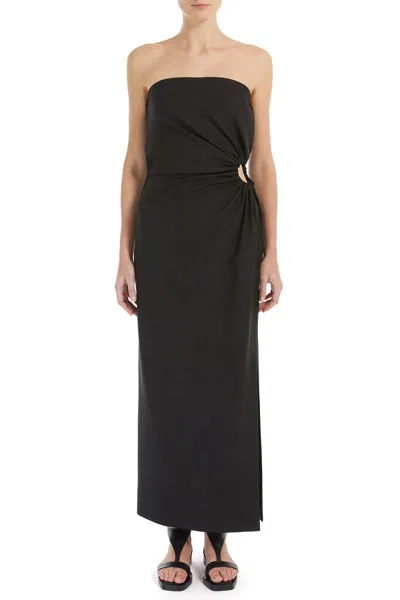 Max Mara Sleeveless Gathered Zip In Multi
