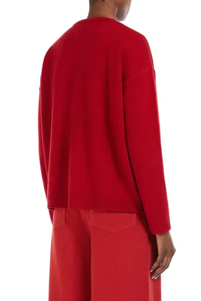 Max Mara Pullover In Red