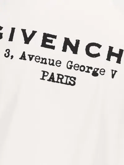 Givenchy Regular Fit Cotton T-shirt With Logo Design In White