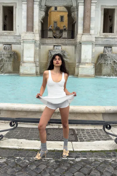 Pf25 Alice Dress In White