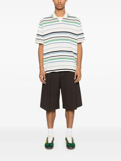 Adidas Originals Adidas X Wales Bonner Wb Knit Polo Multi In White