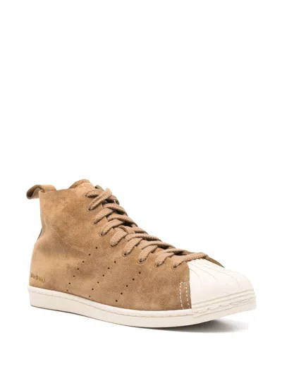 Adidas Originals Adidas By Wales Bonner Superstar Hi Sneakers In Brown