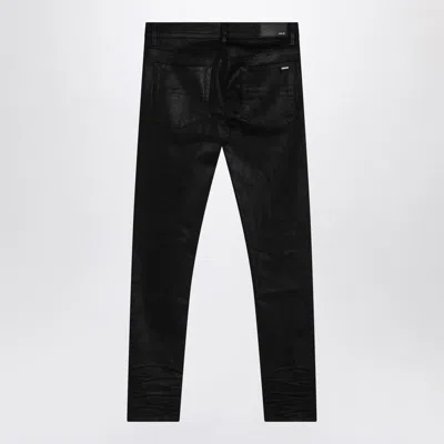 Amiri Skinny Jeans With Distressed Detailing And Five Pockets In Black