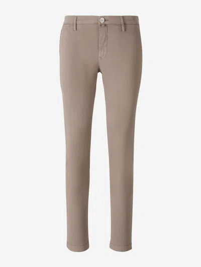 Jacob Cohen Brown Cotton Jeans & Pant