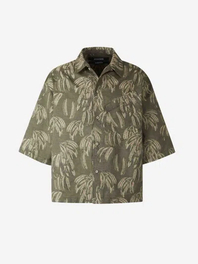 Jacquemus Aloe Shirt Print 3/4 Sleeves In Multicolour