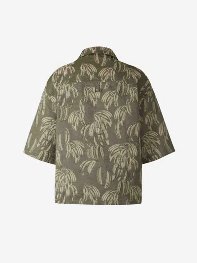 Jacquemus Aloe Shirt Print 3/4 Sleeves In Multicolour