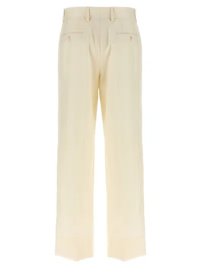 Brioni Wool-blend Trousers In Neutral