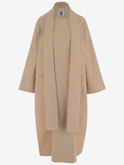 By Malene Birger Campaign Trench Coat In Stretch Cotton In Neutral