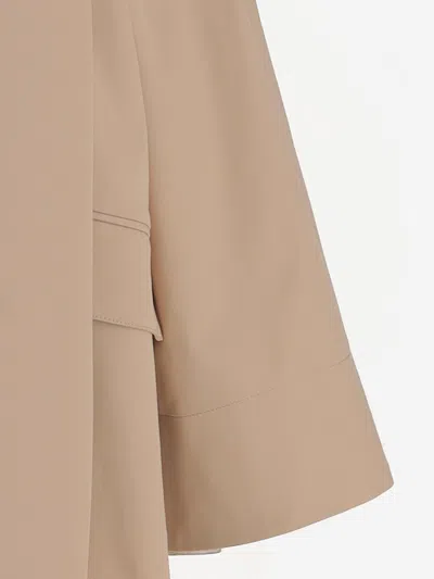 By Malene Birger Campaign Trench Coat In Stretch Cotton In Neutral
