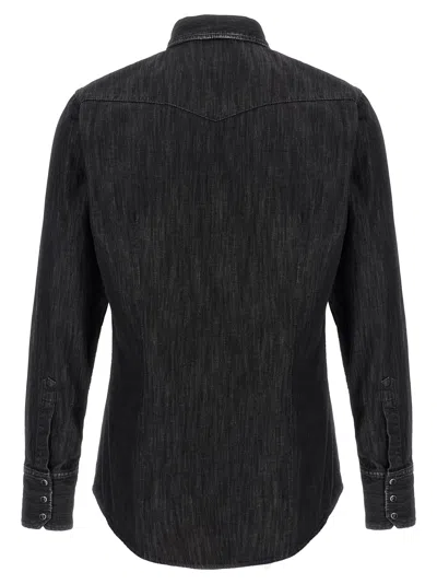Dsquared2 Collared Shirt With Pockets And Long Sleeves In Multi