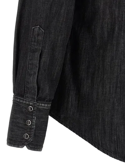 Dsquared2 Collared Shirt With Pockets And Long Sleeves In Multi