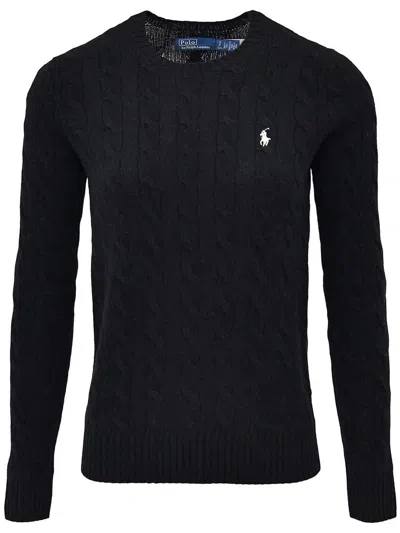 Polo Ralph Lauren Classic Cable Knit Sweater With Round Neckline