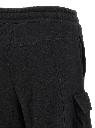 Attico Trousers Cargo Pockets Elastic Waistband
