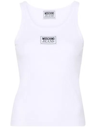 Moschino Jeans Top White In White