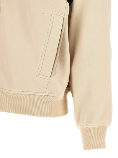Brunello Cucinelli Beige Front Zip Hoodie