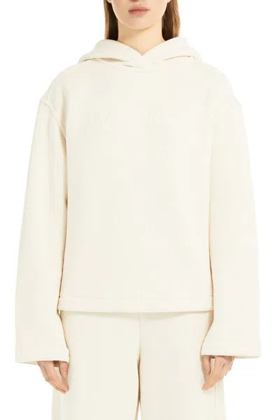 Max Mara Hooded Oversized Knitwear Ribbed Cuffs