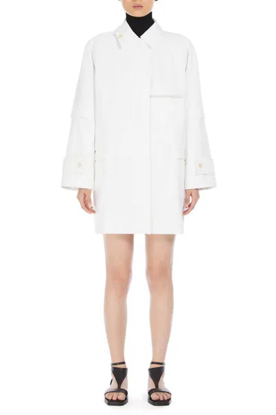 Max Mara Baba Coats And Trench Coats White In White
