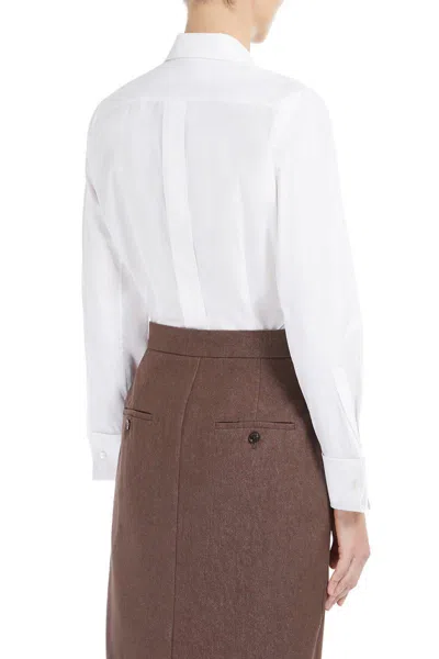 Max Mara Stretch Cotton Poplin Shirt