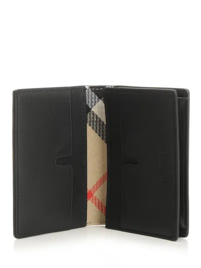 Burberry Ms Flint Costswolds Lgl Wallets Black In Black