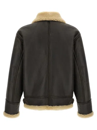 Dsquared2 Men Aviator Jacket In Black