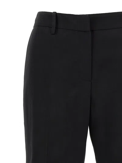 Magda Butrym Trousers Flared Leg Back Pocket In Black