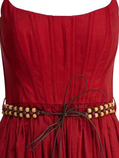 Zimmermann Rhiannon Belted Paisley-print Cotton-voile Midi Dress
