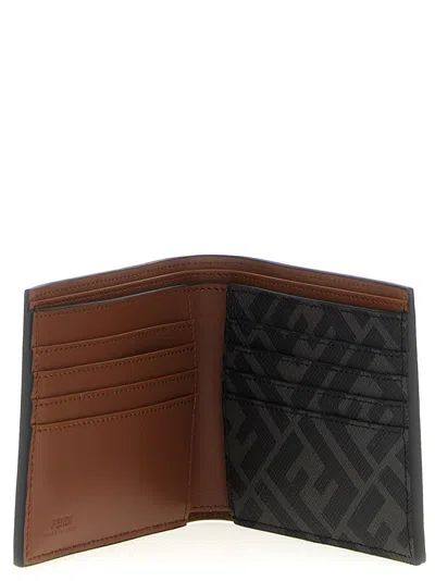 Fendi Portafoglio In Pelle Caramello Uomo In Brown