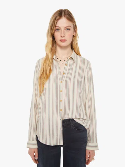 Xirena Scout Shirt Ivory In Gray