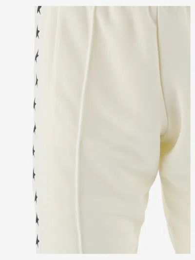 Golden Goose Jogging Pants In Neutral