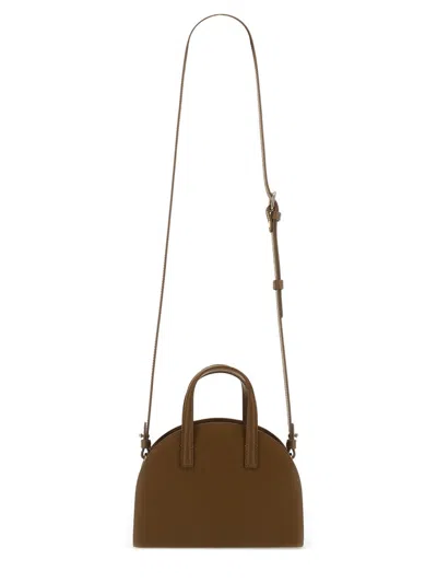 Apc Small Tote Bag Half-moon In Brown