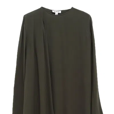 Alaïa Alaia Women Kaftan Dress In Green
