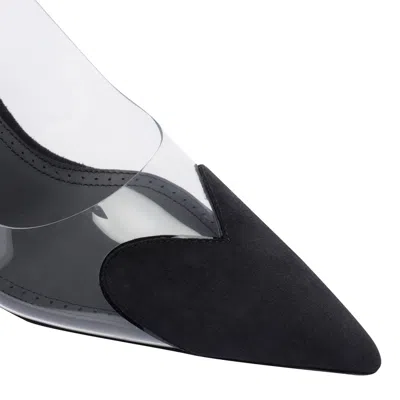 Alaïa Alaia Slingback Heel Le Coeur Lat. Black In Black