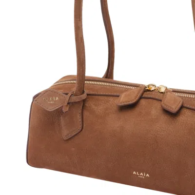 Alaïa Womens Alaia Le Teckel Medium Leather Shoulder Bag