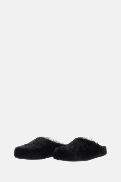 Marni Fussbet Fur Mules