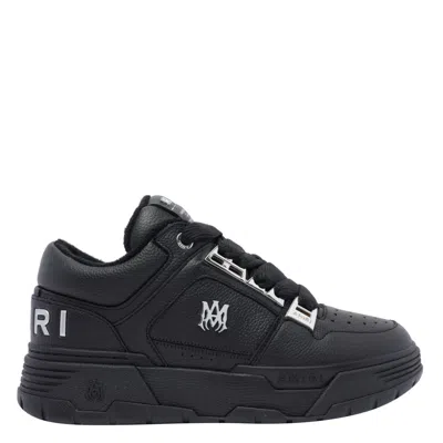 Amiri Black Sneakers With Logo Patch On The Side And Logo Lettering On The Rear In Leather Man In Black