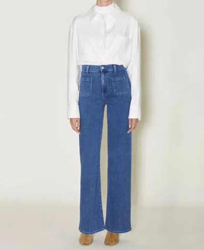 Le Jean Virginia Wide Leg Jean In Love Song In Blue