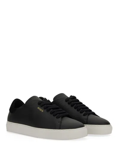 Axel Arigato '90 Clean' Black Low Top Sneakers With Logo Lettering On The Side In Black
